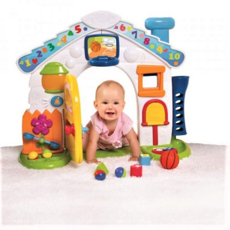 Colorful Peek-A-Boo Fun House with Music & Light for kids