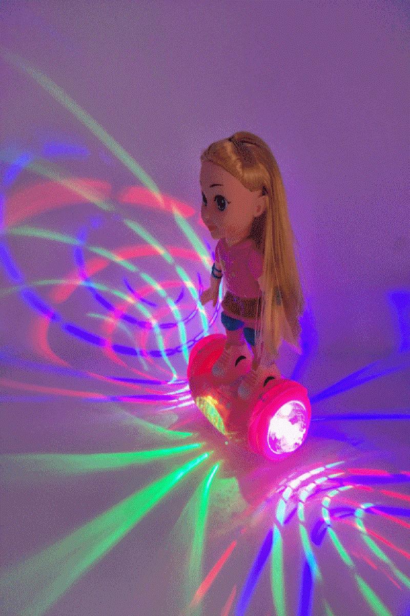 Balance Car Doll With Light And Music Girls Toy