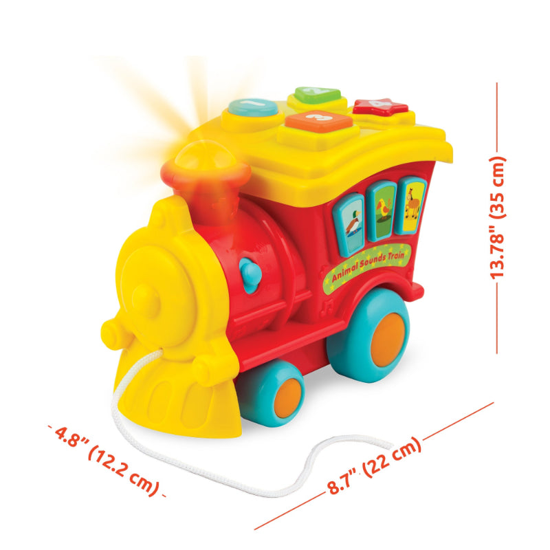 Pre School Win Fun English Learning Animal Sounds Train Toy for Kids