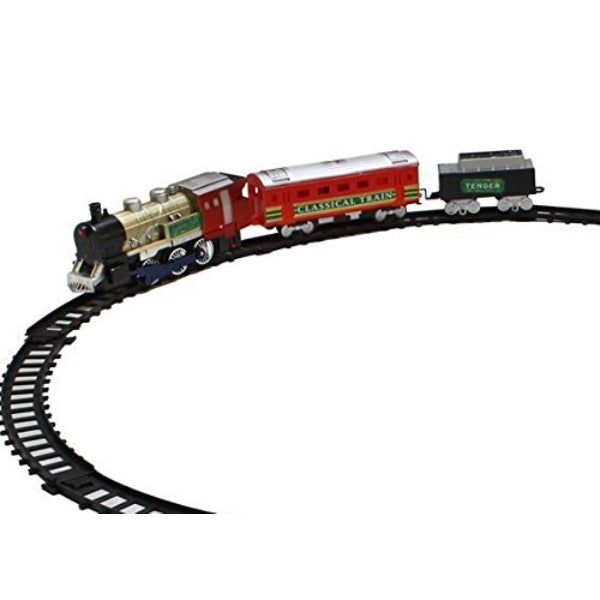 Western Express Railroad Engine And Tracks Play Set 11 Pcs Amazing Fun Toy For Kids