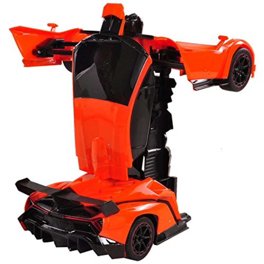 2 In 1 Deformation Robot Remote Control Dazzling Light Dynamic Sound Toy