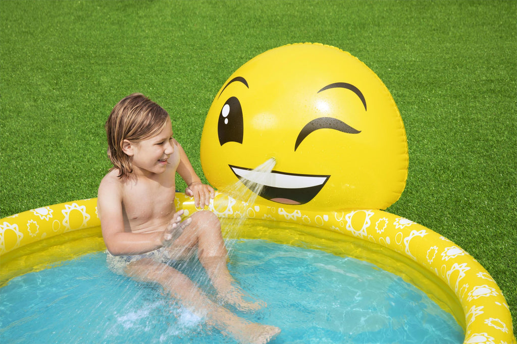 Bestway 53081 Summer Smiles Sprayer Swimming Pool 65 X 27 X 56