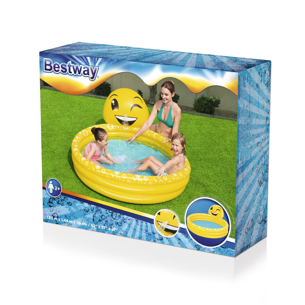 Bestway 53081 Summer Smiles Sprayer Swimming Pool 65 X 27 X 56