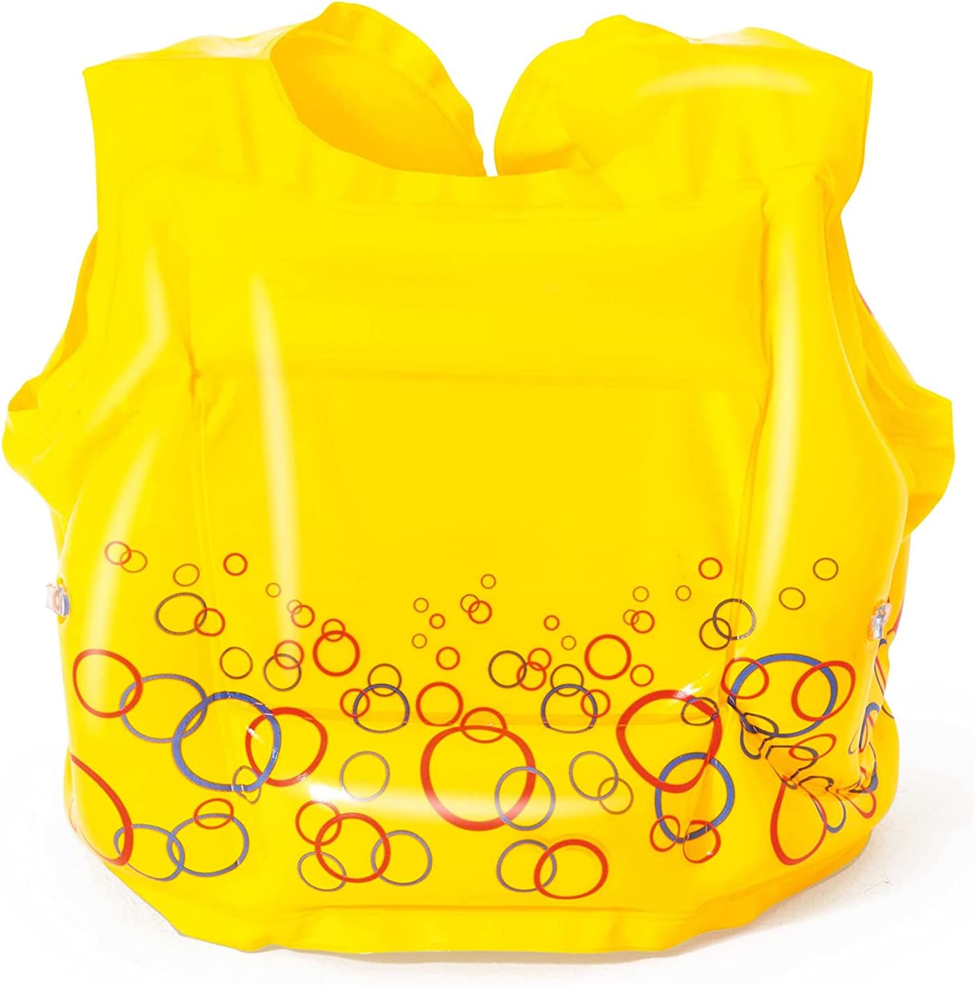Bestway 32069 Inflatable Tropical-Print Swim Vest Yellow