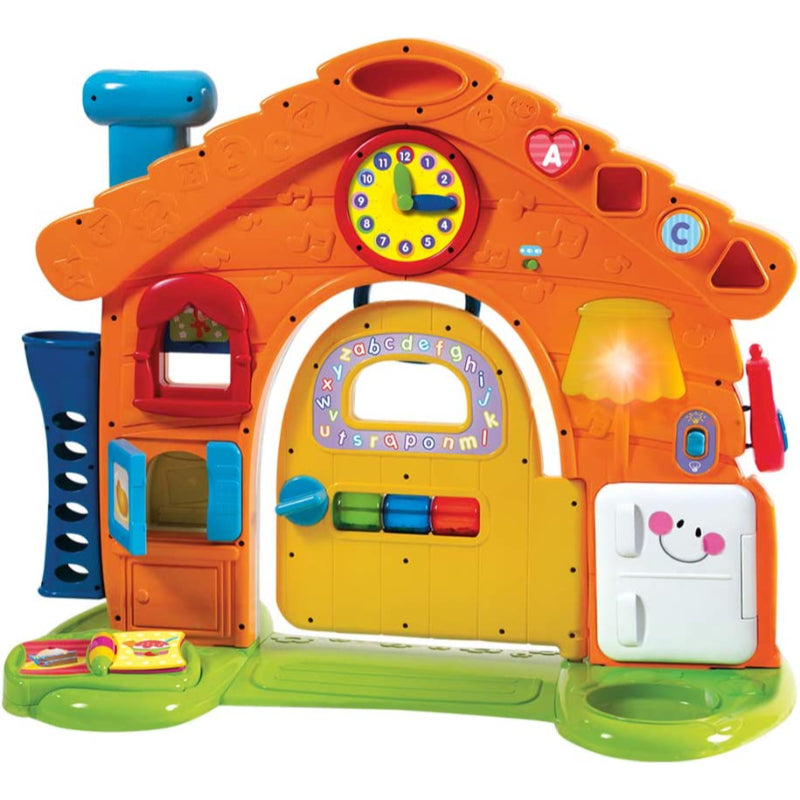 Colorful Peek-A-Boo Fun House with Music & Light for kids
