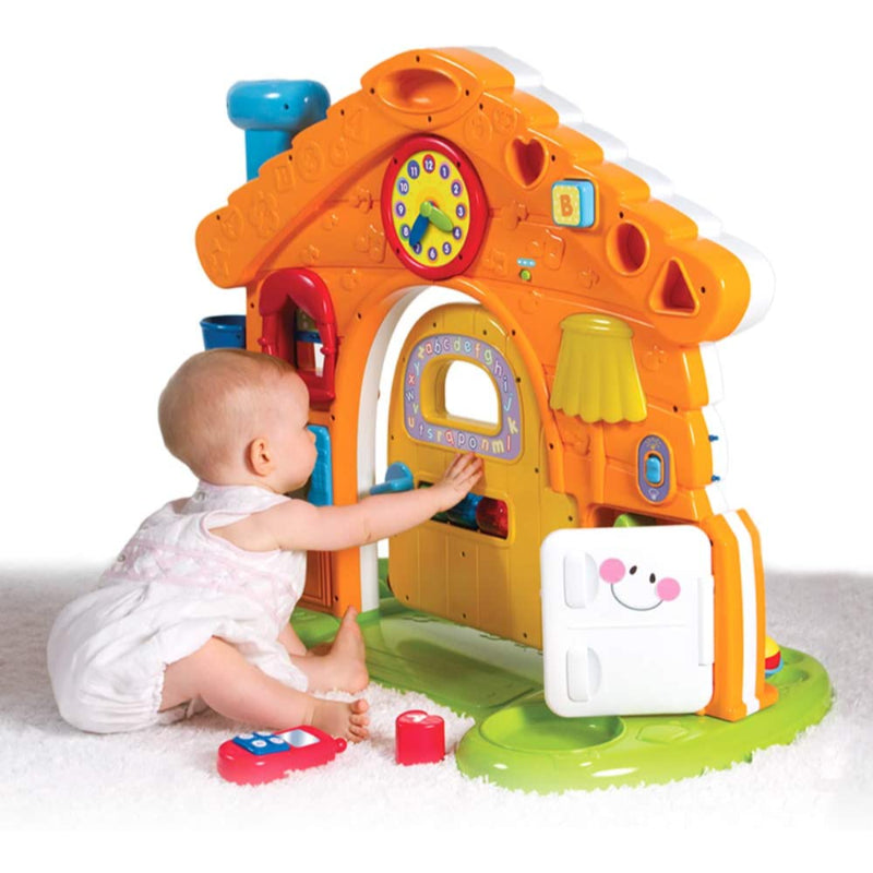 Colorful Peek-A-Boo Fun House with Music & Light for kids