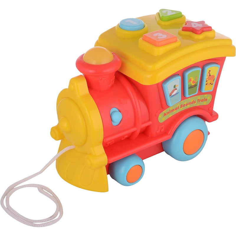 Pre School Win Fun English Learning Animal Sounds Train Toy for Kids