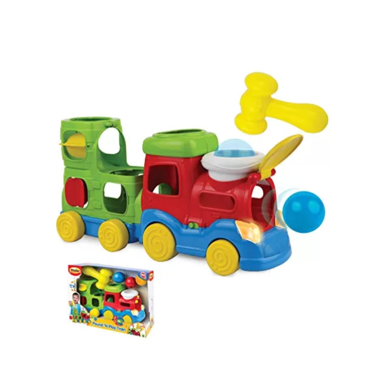 Colorful Activity Train Fun Ball sounds, melodies and flashing lights For Kids
