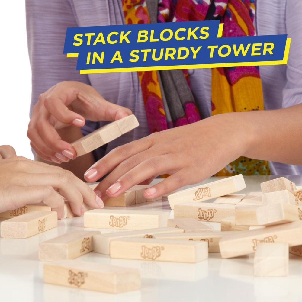 Classic Jenga Wooden Stacking Tower Board Game For Kids