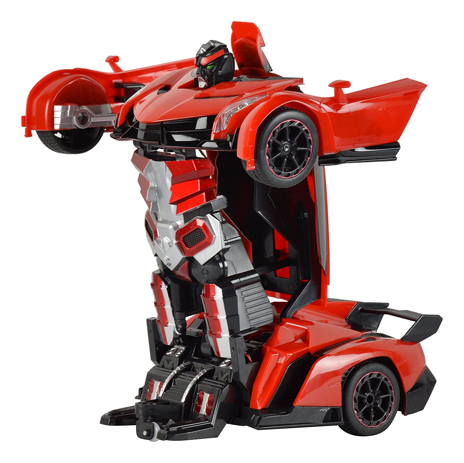 2 In 1 Deformation Robot Remote Control Dazzling Light Dynamic Sound Toy