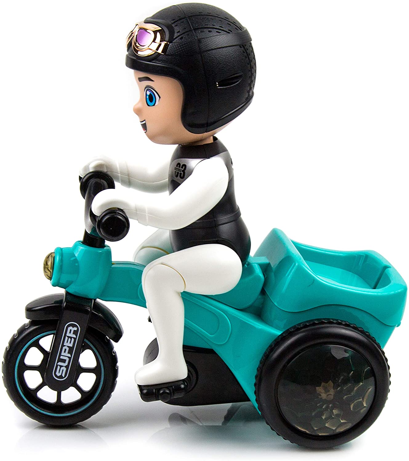 Bicycle 03 Rotate 360 Degree Comes With Lights & Music Head Swing Kids Toy