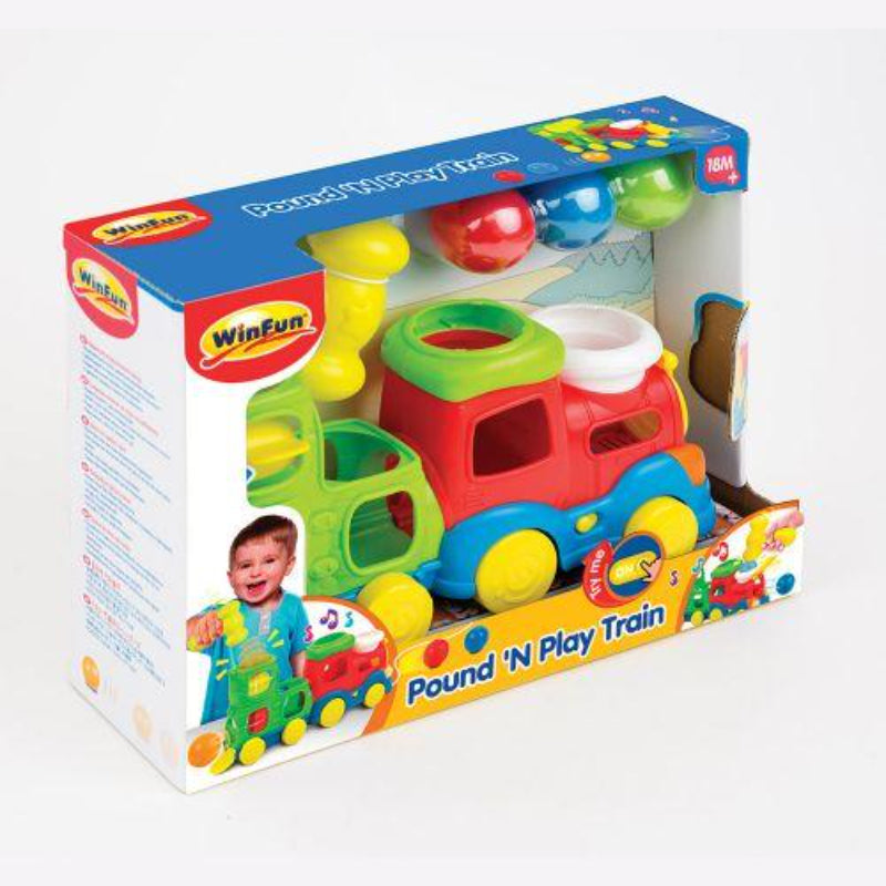Colorful Activity Train Fun Ball sounds, melodies and flashing lights For Kids