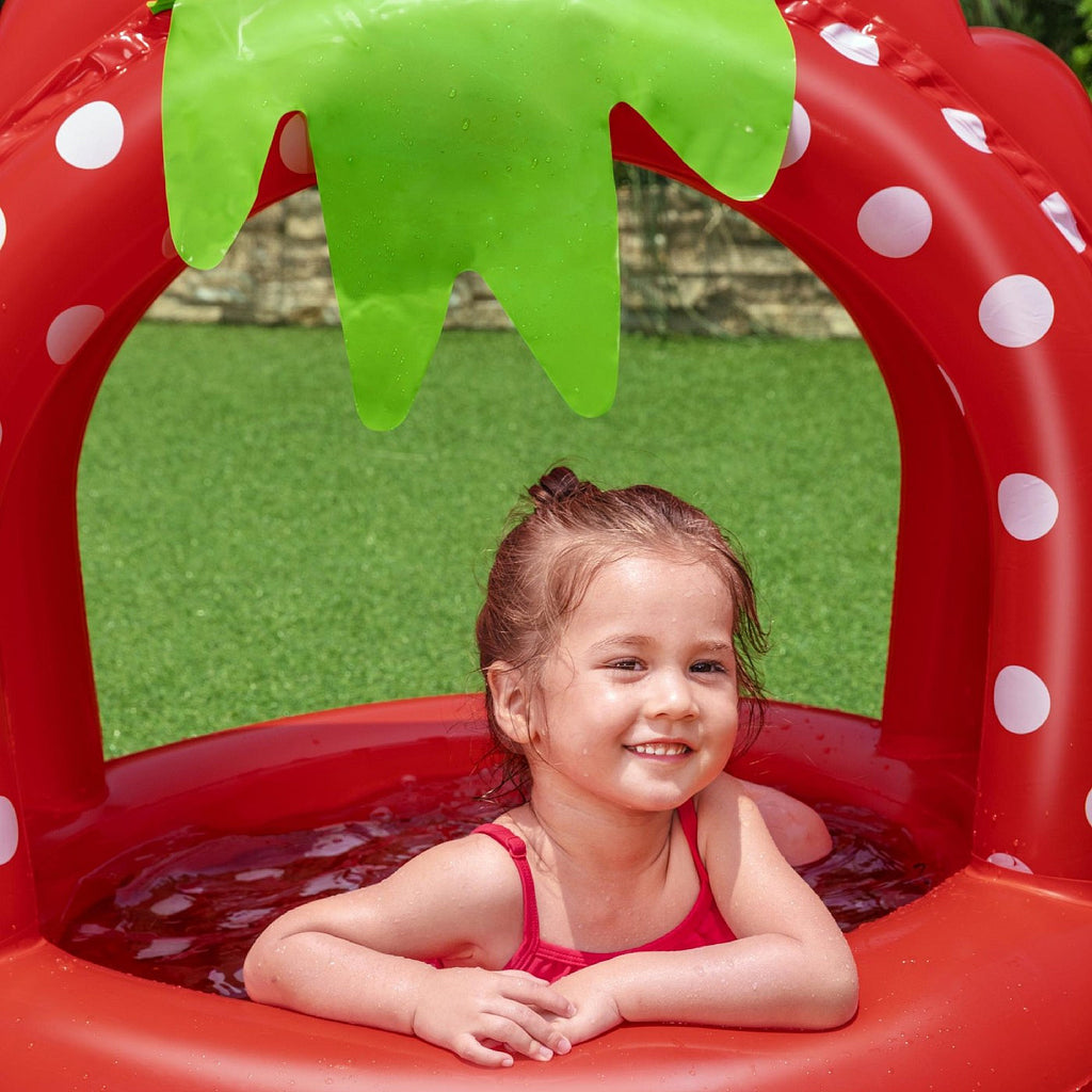 Bestway 52387 Inflatable Pool VERY BERRY With A Roof 91 X 91 X 91 Cm