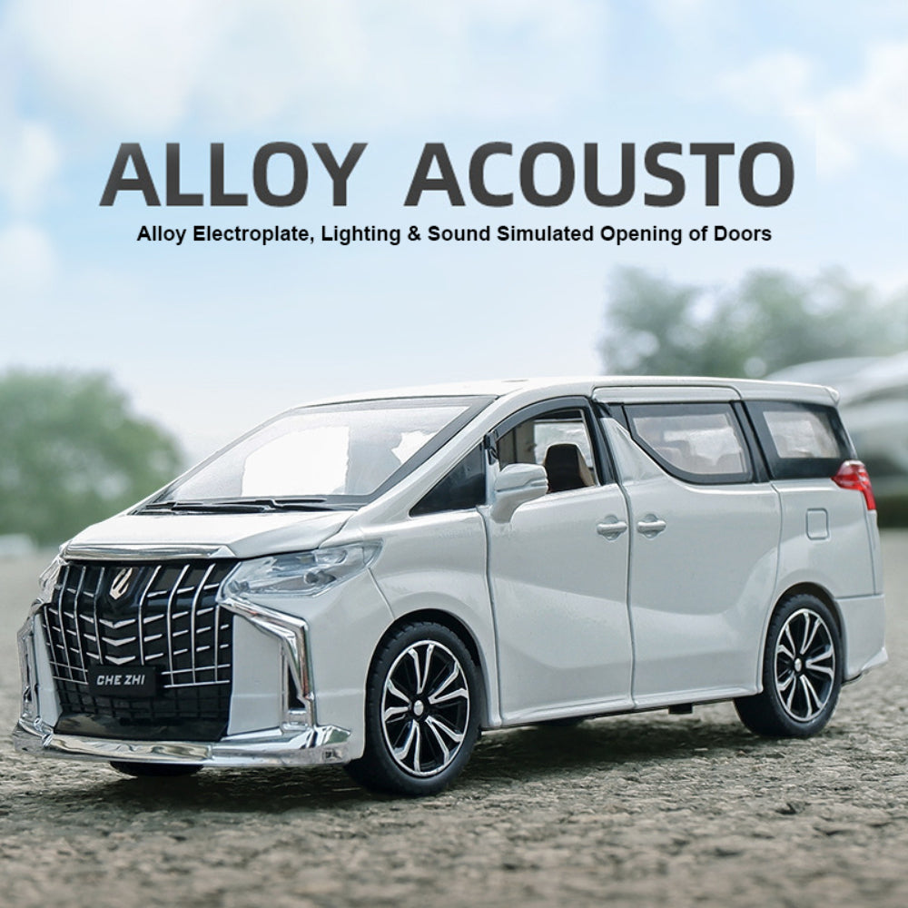 Dynamic Drive Explorer Alphard Feature-Packed Die-Cast Metal Model Car With Light And Sound