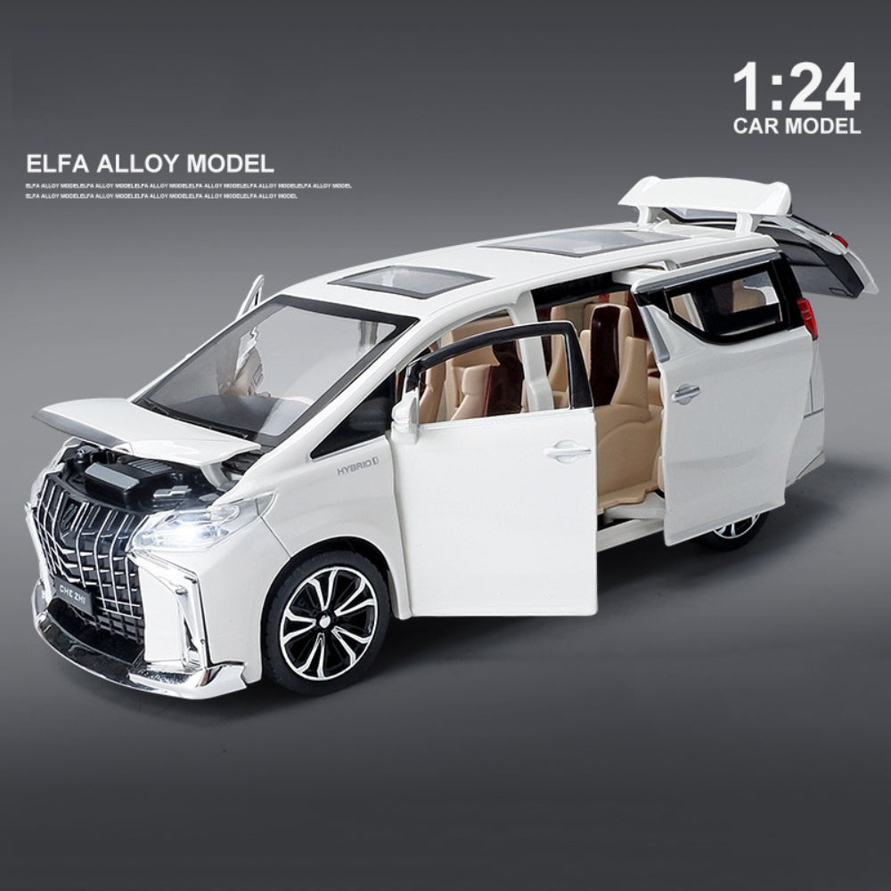 Dynamic Drive Explorer Alphard Feature-Packed Die-Cast Metal Model Car With Light And Sound