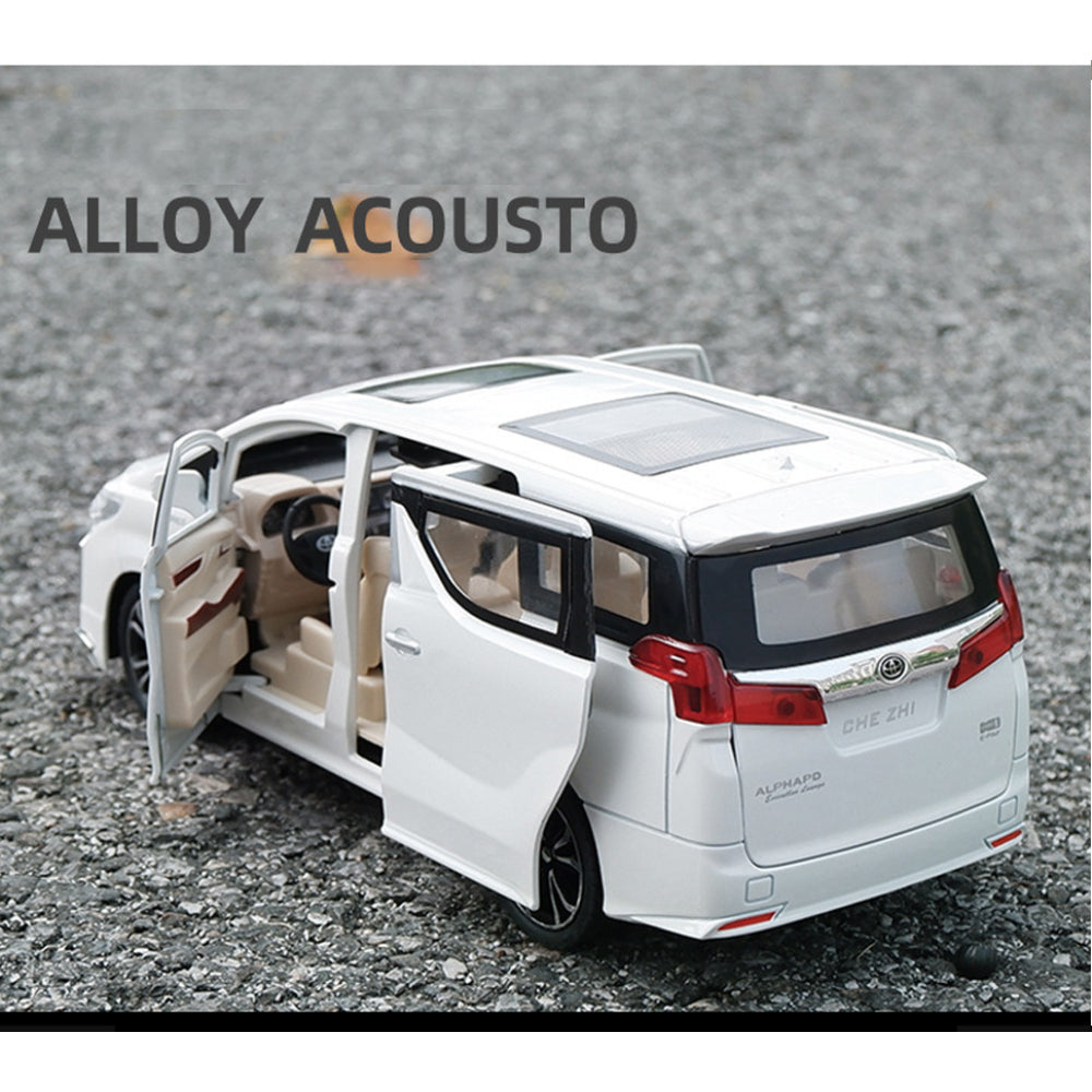Dynamic Drive Explorer Alphard Feature-Packed Die-Cast Metal Model Car With Light And Sound