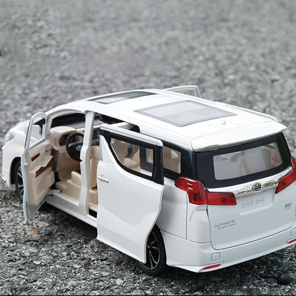 Dynamic Drive Explorer Alphard Feature-Packed Die-Cast Metal Model Car With Light And Sound