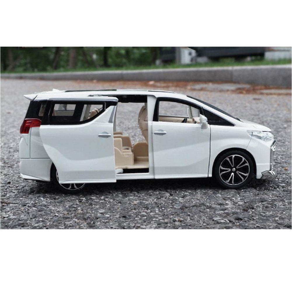 Dynamic Drive Explorer Alphard Feature-Packed Die-Cast Metal Model Car With Light And Sound
