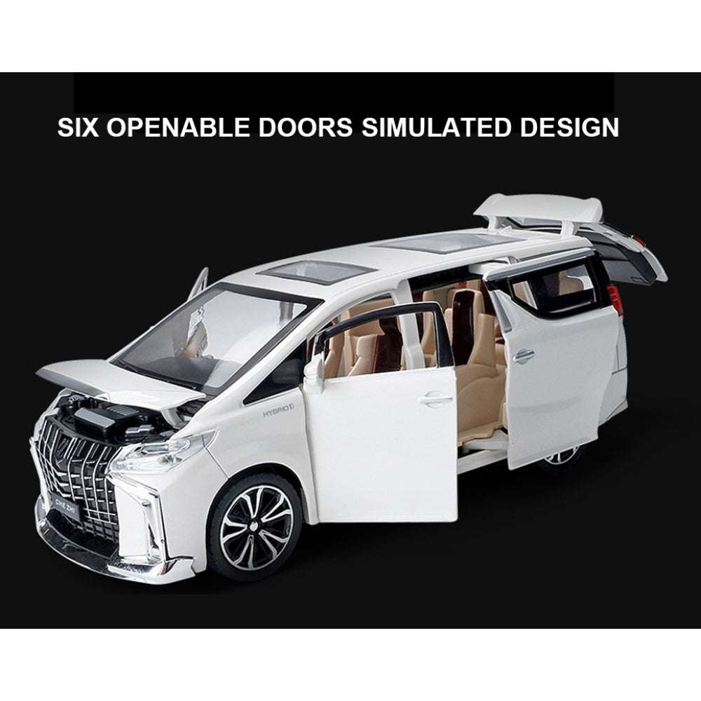 Dynamic Drive Explorer Alphard Feature-Packed Die-Cast Metal Model Car With Light And Sound