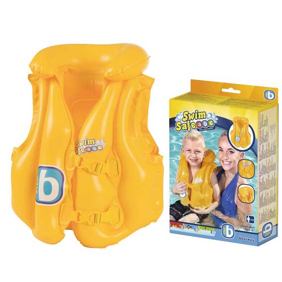 Bestway 32034 Kids Swim Safe Vest 18 Inches Life Jacket