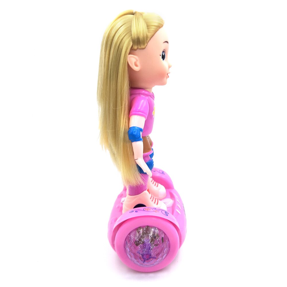 Balance Car Doll With Light And Music Girls Toy