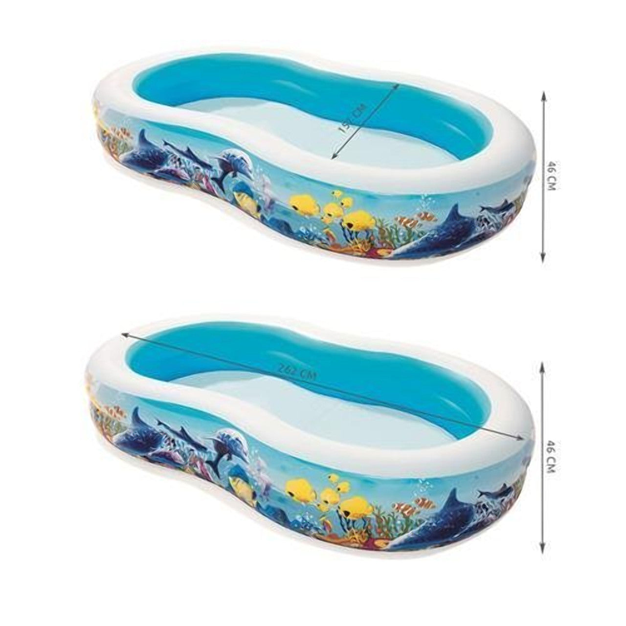 Bestway 54118 Inflatable Clownfish Family Kiddie Play Pool For Fun