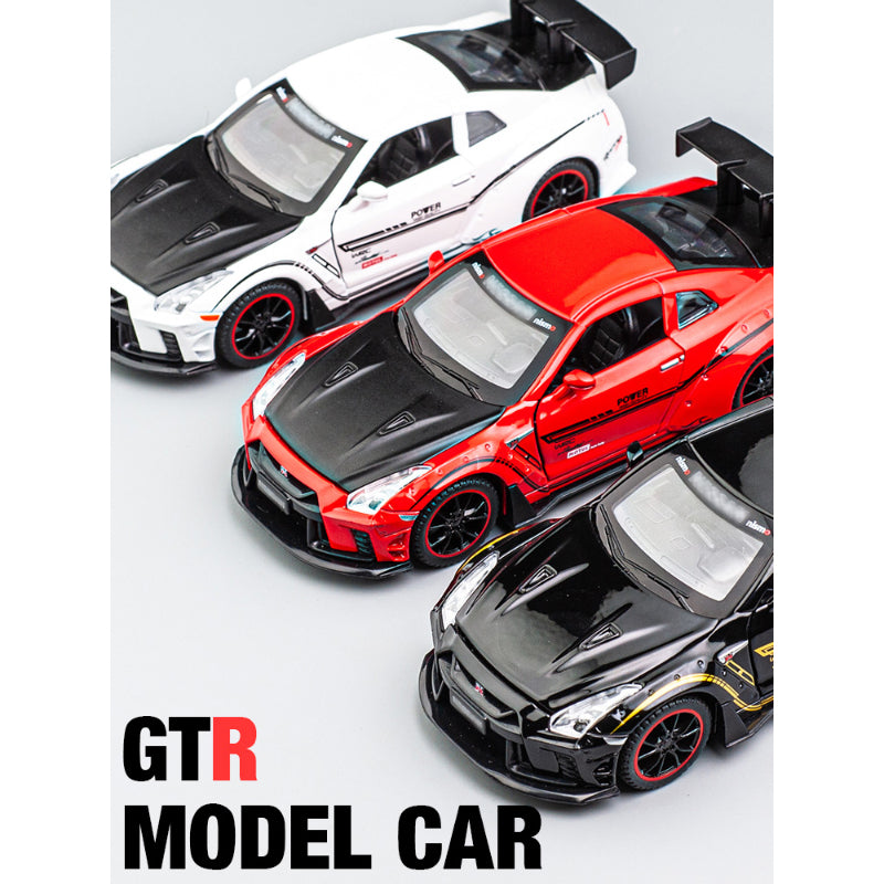 Nissan GTR Sports Alloy Model Simulation Pull Back With Sound And Light Car