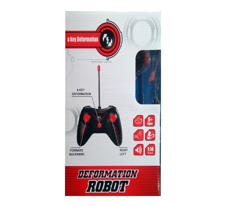 2 In 1 Deformation Robot Remote Control Dazzling Light Dynamic Sound Toy