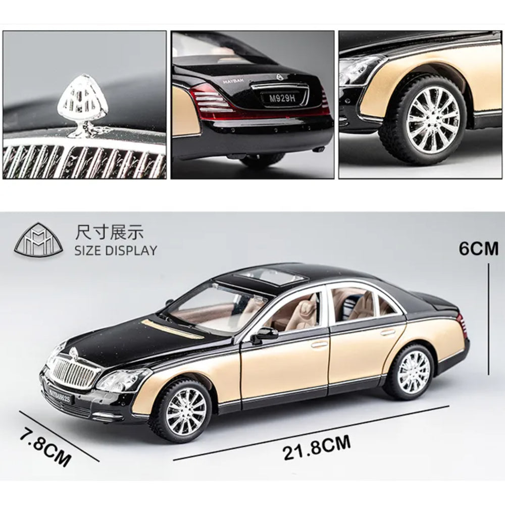 1:24 Maybach 62S Classic Alloy Die-Cast Model Car With Sound And Light