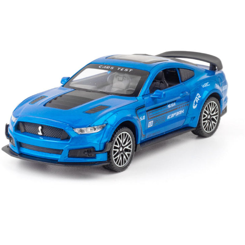 Ford Mustang Shelby GT500 High Simulation Super Pull Back with 4 Open Door Car