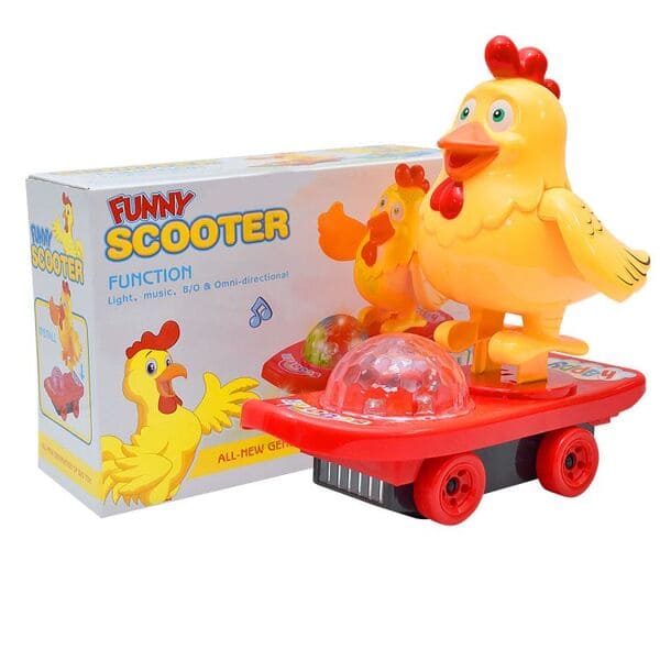 Funny Scooter Toy With Sound, Lights And Music For Kids