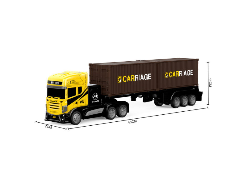 Remote Control Carriage Electronic Construction Truck 2.4Ghz 1:16 Model Lorry Container Transport Truck Mercedes Toy