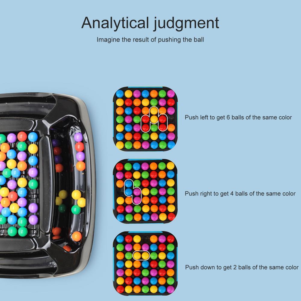 120 PCs Rainbow Ball Competitive Puzzle Game For Kids