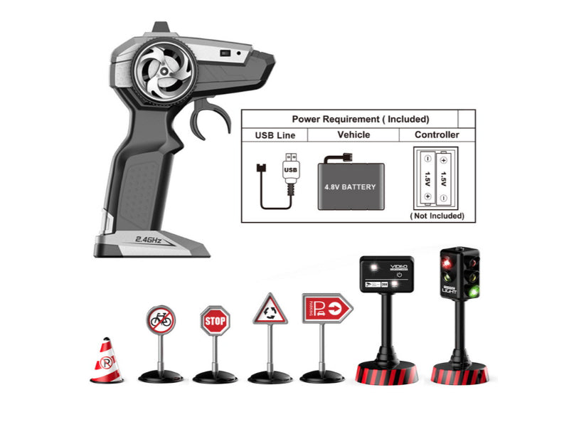 Remote Control Carriage Electronic Construction Truck 2.4Ghz 1:16 Model Lorry Container Transport Truck Mercedes Toy