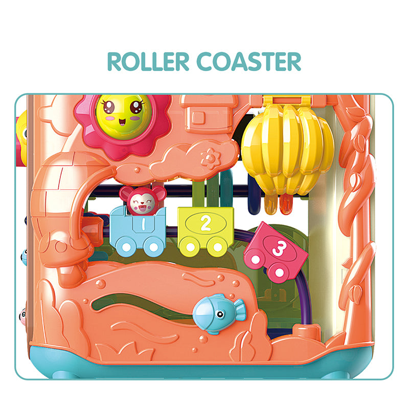 6 In 1 Educational Magic Box Hexahedral Drum Baby Toy