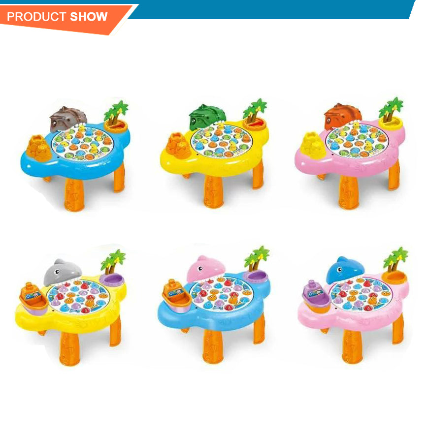 Magnetic Fishing Musical Game Toy Set