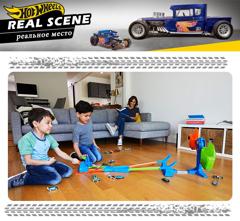 HOT WHEELS City Theme Series Play Set Station Car Track Building Accessories Super Sport Car