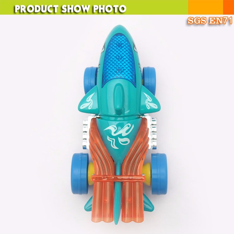 Cartoon Shark Raid Toykart Battery Operated Toy Car For Kids With Lights And Music