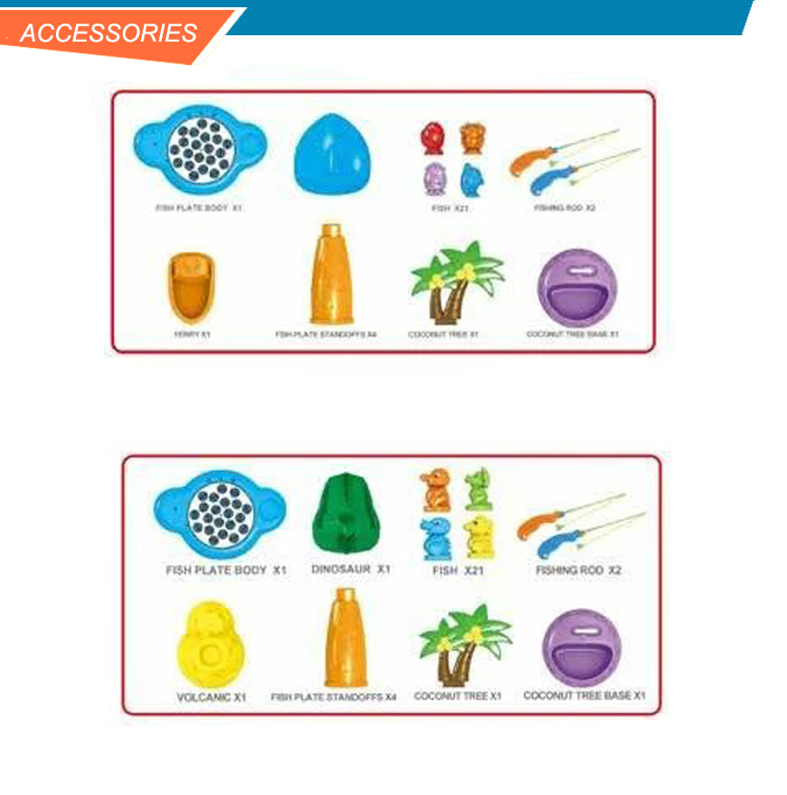 Magnetic Fishing Musical Game Toy Set