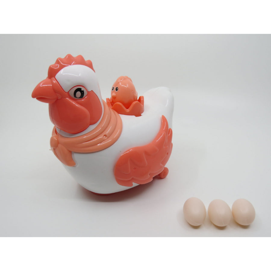 Bump & Go Action Chicken Will Lay Eggs Toy For Kids
