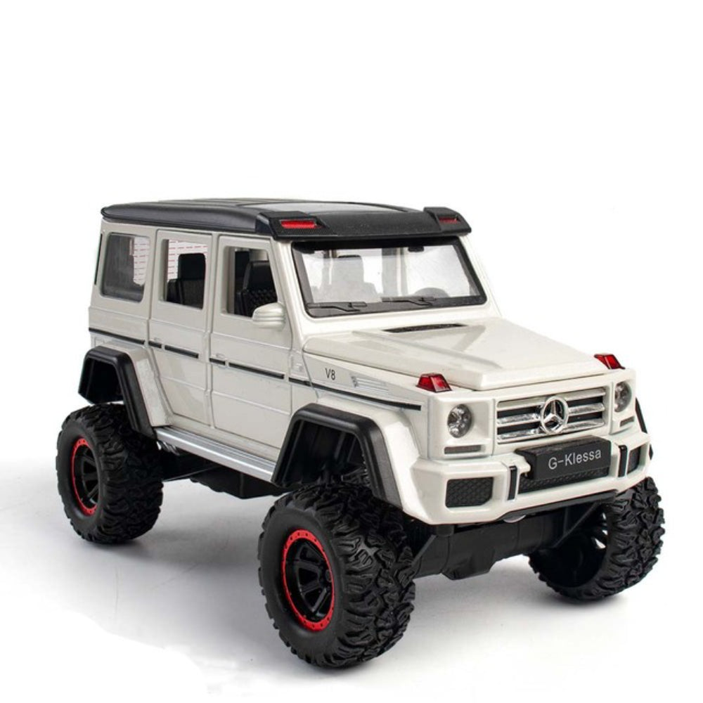 Mercedes Benz G500 Diecast Alloy Off-Road SUV Simulation Model Vehicle With Dynamic Music And Light