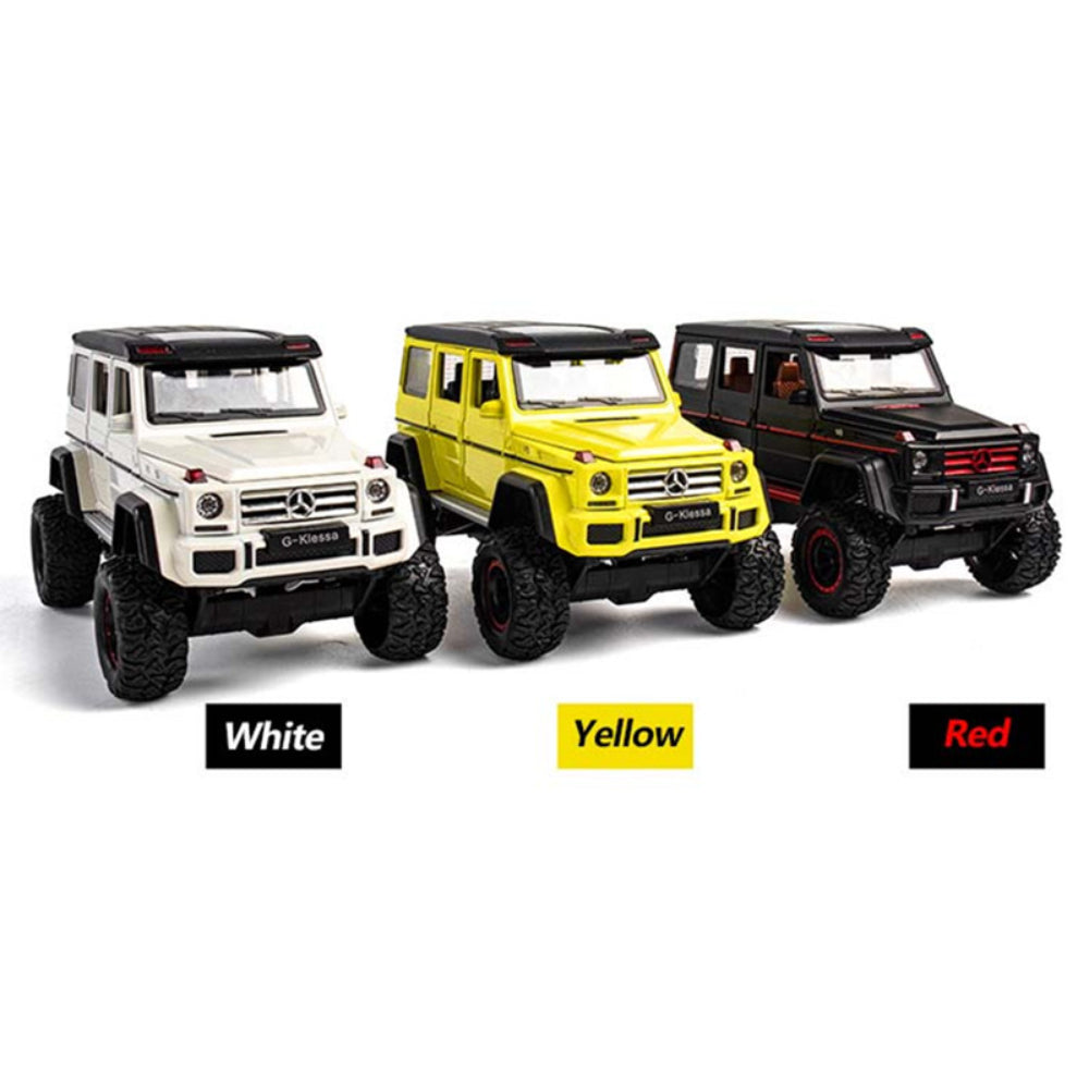 Mercedes Benz G500 Diecast Alloy Off-Road SUV Simulation Model Vehicle With Dynamic Music And Light