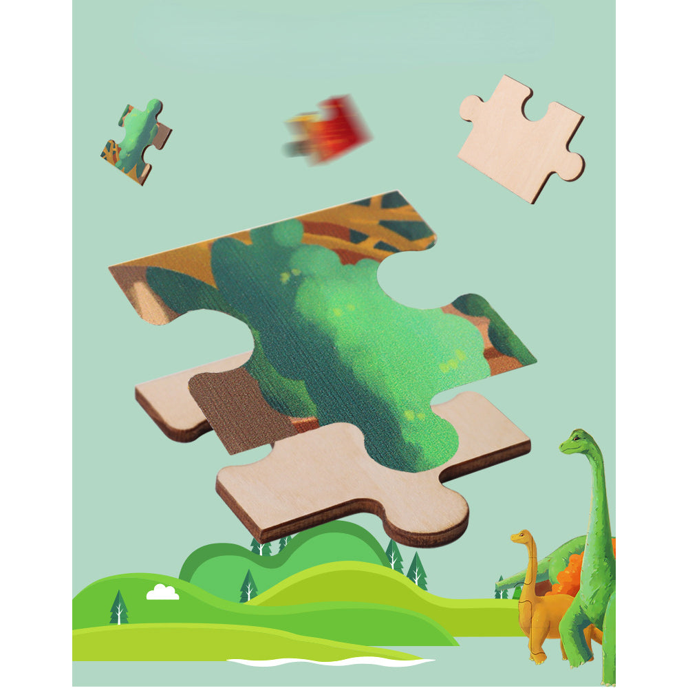 24 PCS Wooden Educational Puzzle Toy For Early Learning