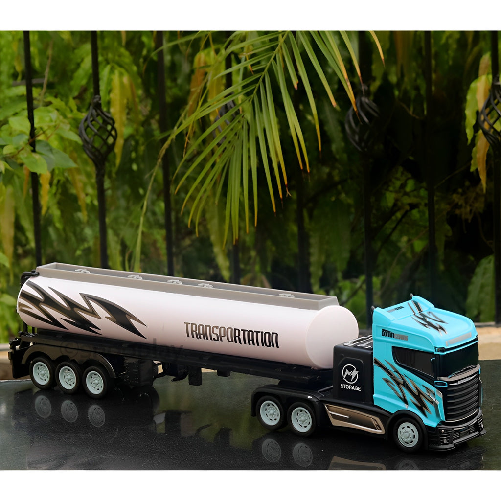 4 Channel 2.4GHz Remote Control 1:16 2WD Truck Trailer Toy For Kids