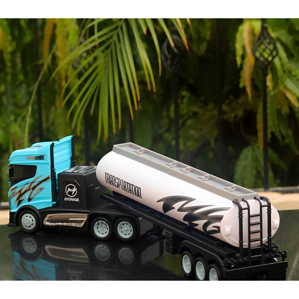 4 Channel 2.4GHz Remote Control 1:16 2WD Truck Trailer Toy For Kids