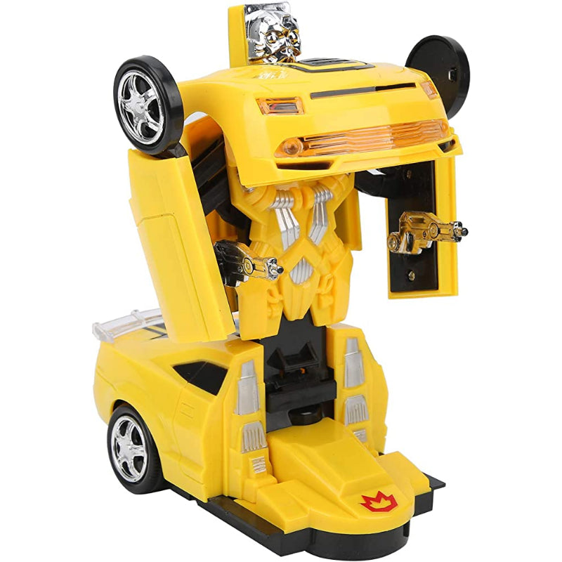 2 in 1 Cool Lighting Electric Racing Car Transformer Robots