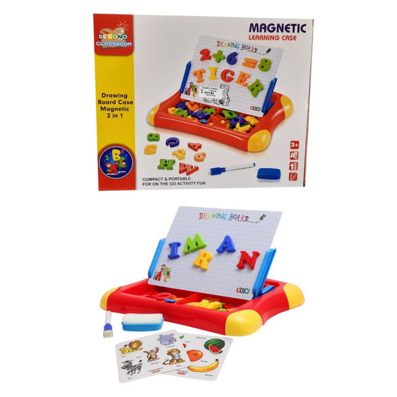 32 PCS Magnetic 2 In 1 Colorful Drawing Learning Case For Kids