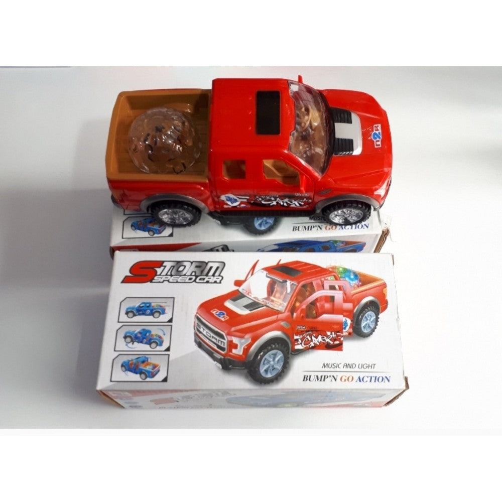Storm Speed Car Music And Light Bump,N Go Actio
