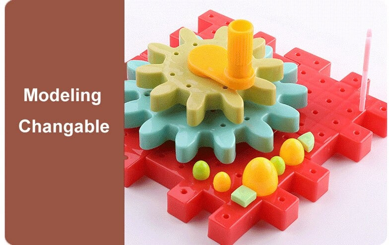 Children Early Education DIY Variety Gear Assembled Building Blocks