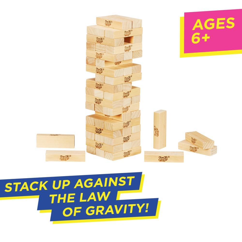 Classic Jenga Wooden Stacking Tower Board Game For Kids